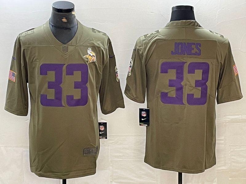 Men Minnesota Vikings 33 Jones green 2024 Nike Vapor Untouchable Limited NFL Jersey